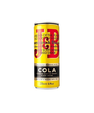 J&B Whisky cola can 250 ml